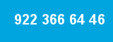 922 366 64 46 922 366 64 46